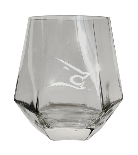 Texas A&M Kingsville Javelinas Tigers Etched Diamond Cut 10 oz Stemless Wine Glass - NCAA Licensed