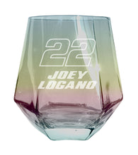 Load image into Gallery viewer, #22 Joey Logano Officially Licensed 10 oz Engraved Diamond Wine Glass
