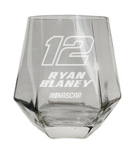 Load image into Gallery viewer, #12 Ryan Blaney Officially Licensed 10 oz Engraved Diamond Wine Glass
