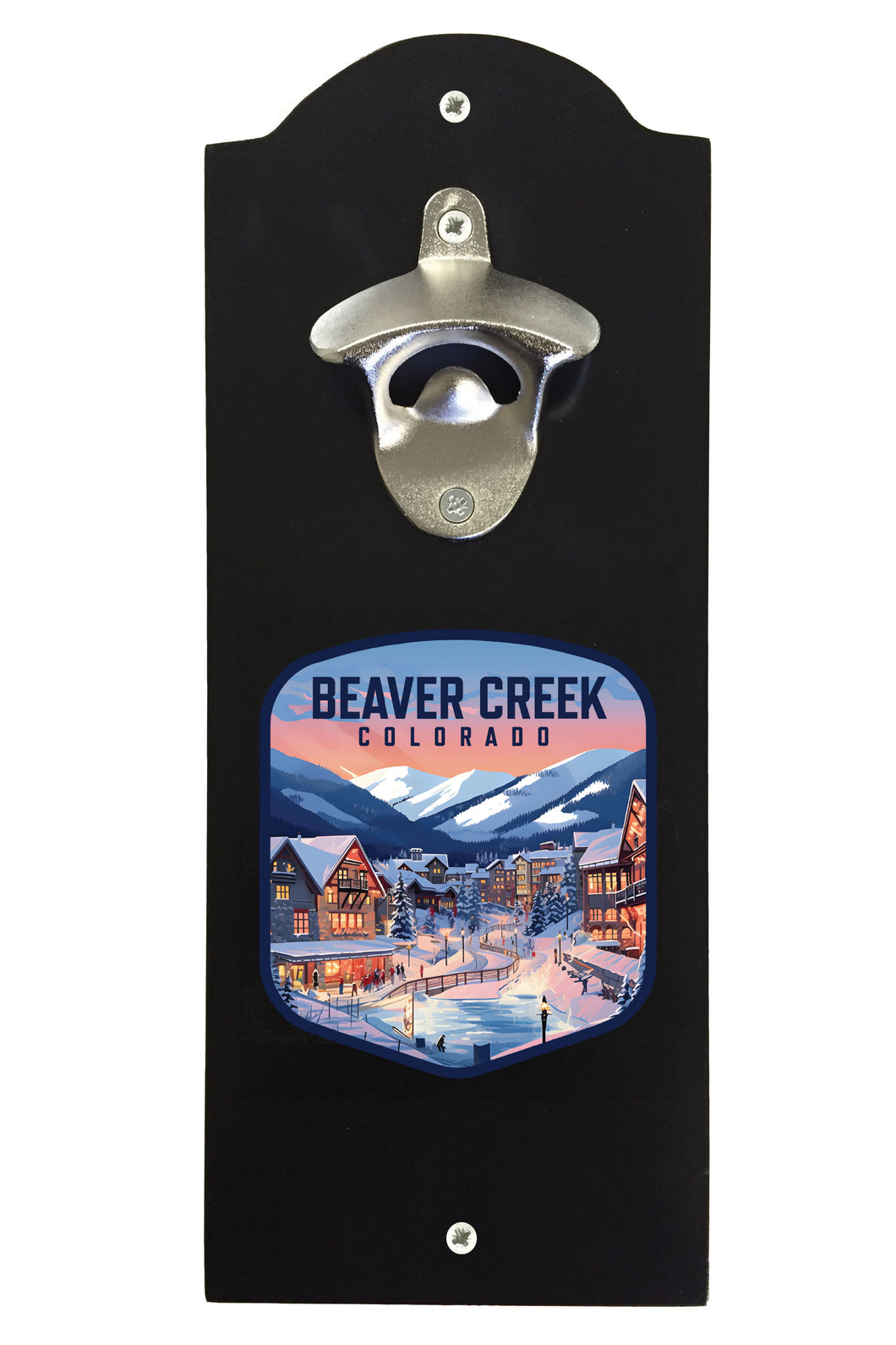 Beaver Creek Colorado Design C Souvenir  Wall mounted bottle opener