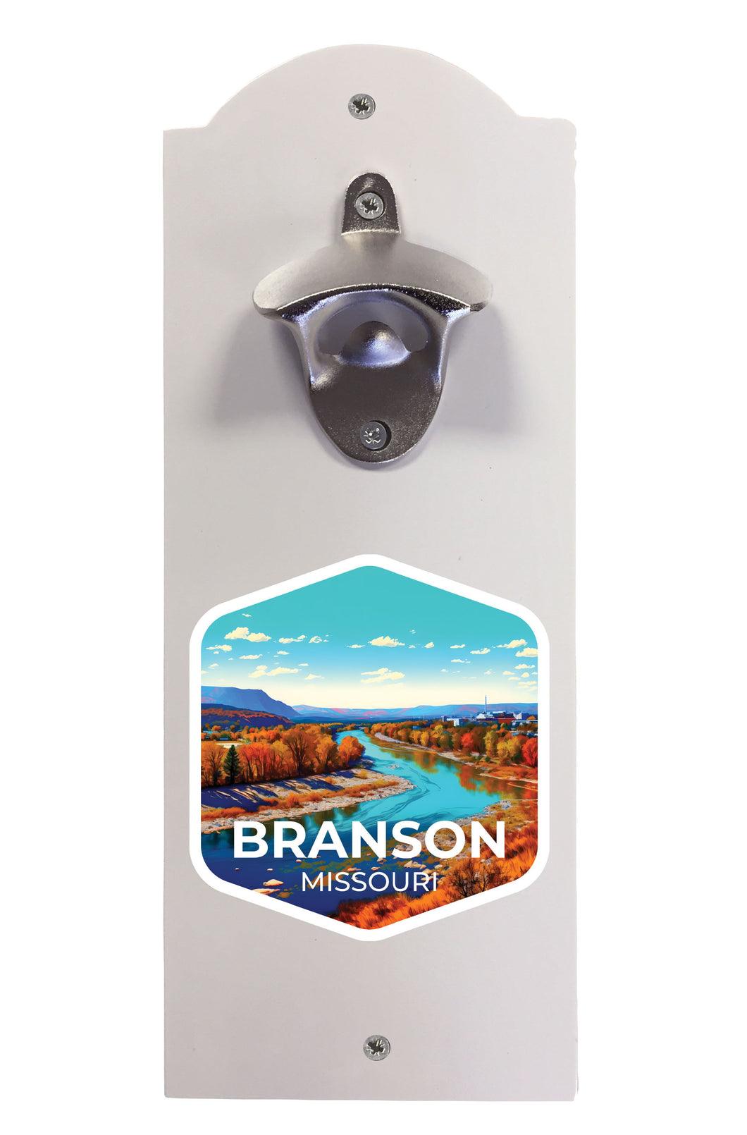 Branson Missouri Design B Souvenir  Wall mounted bottle opener
