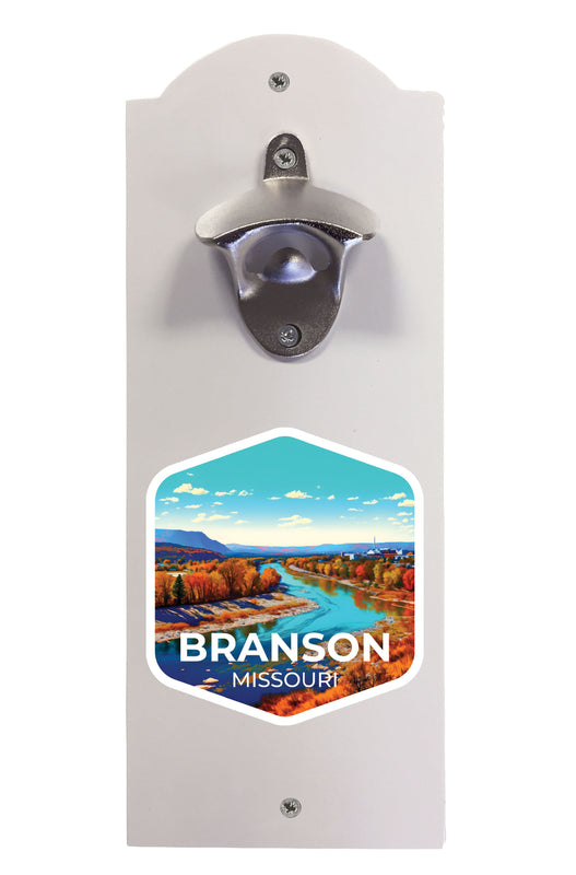 Branson Missouri Design B Souvenir  Wall mounted bottle opener