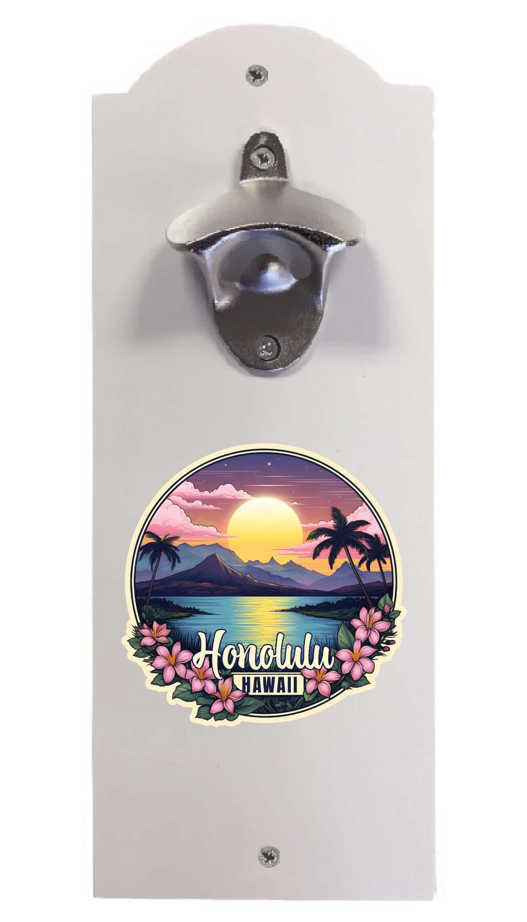 Honolulu Hawaii B Souvenir  Wall mounted bottle opener