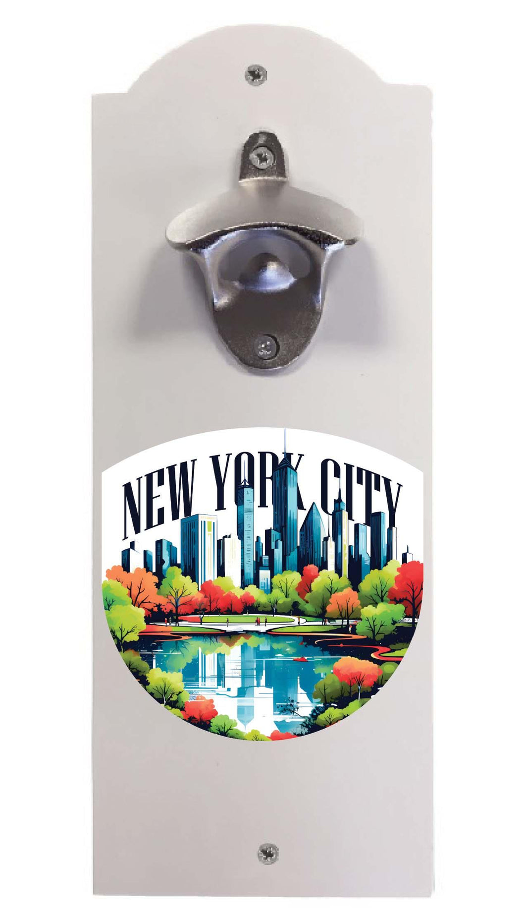 New York City D Souvenir  Wall mounted bottle opener