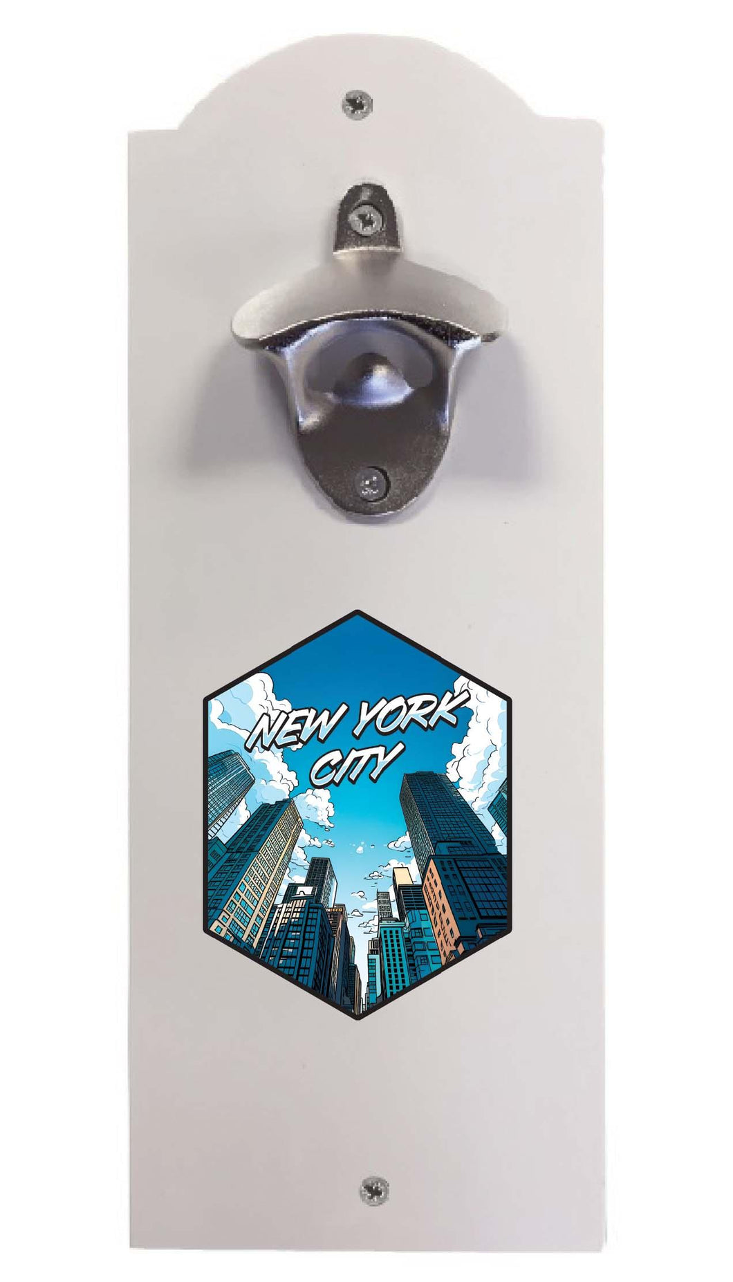 New York City E Souvenir  Wall mounted bottle opener
