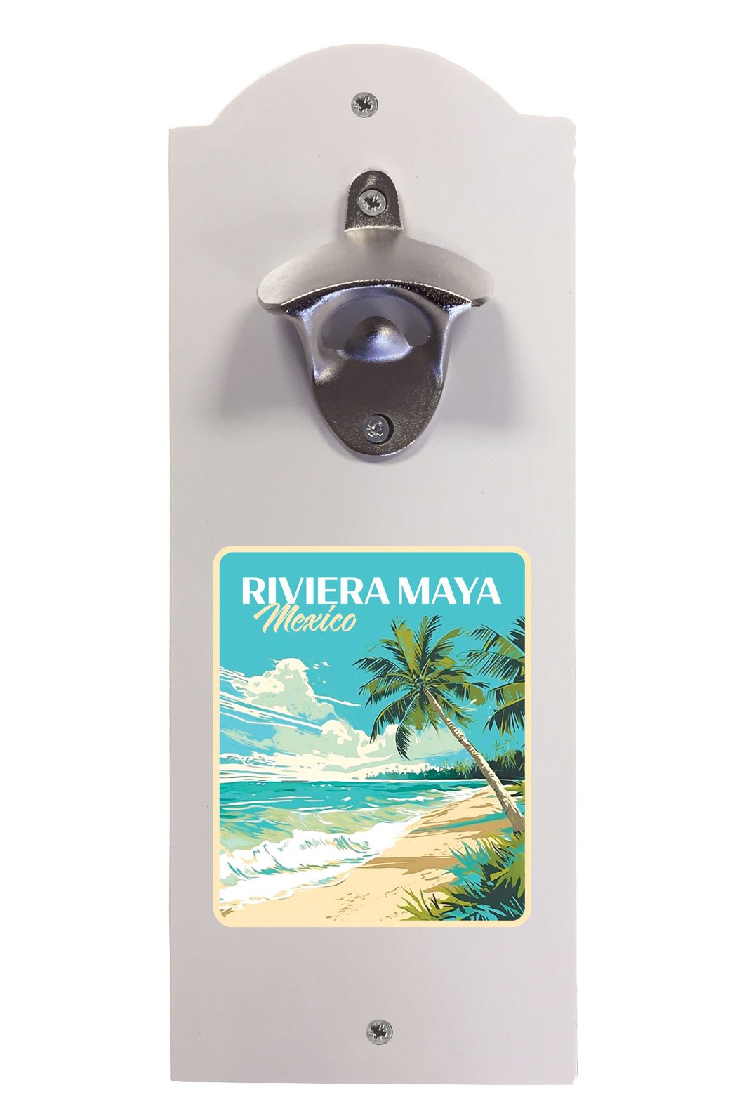 Riviera Maya Mexico Design C Souvenir  Wall mounted bottle opener