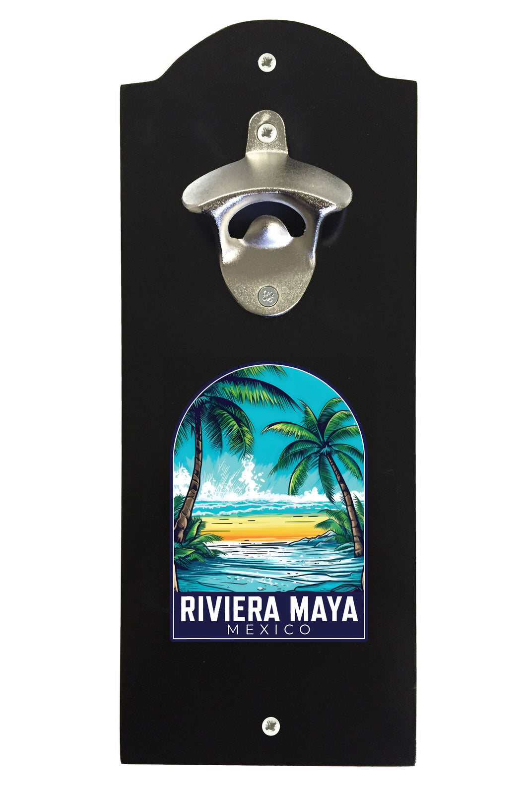 Riviera Maya Mexico Design B Souvenir  Wall mounted bottle opener