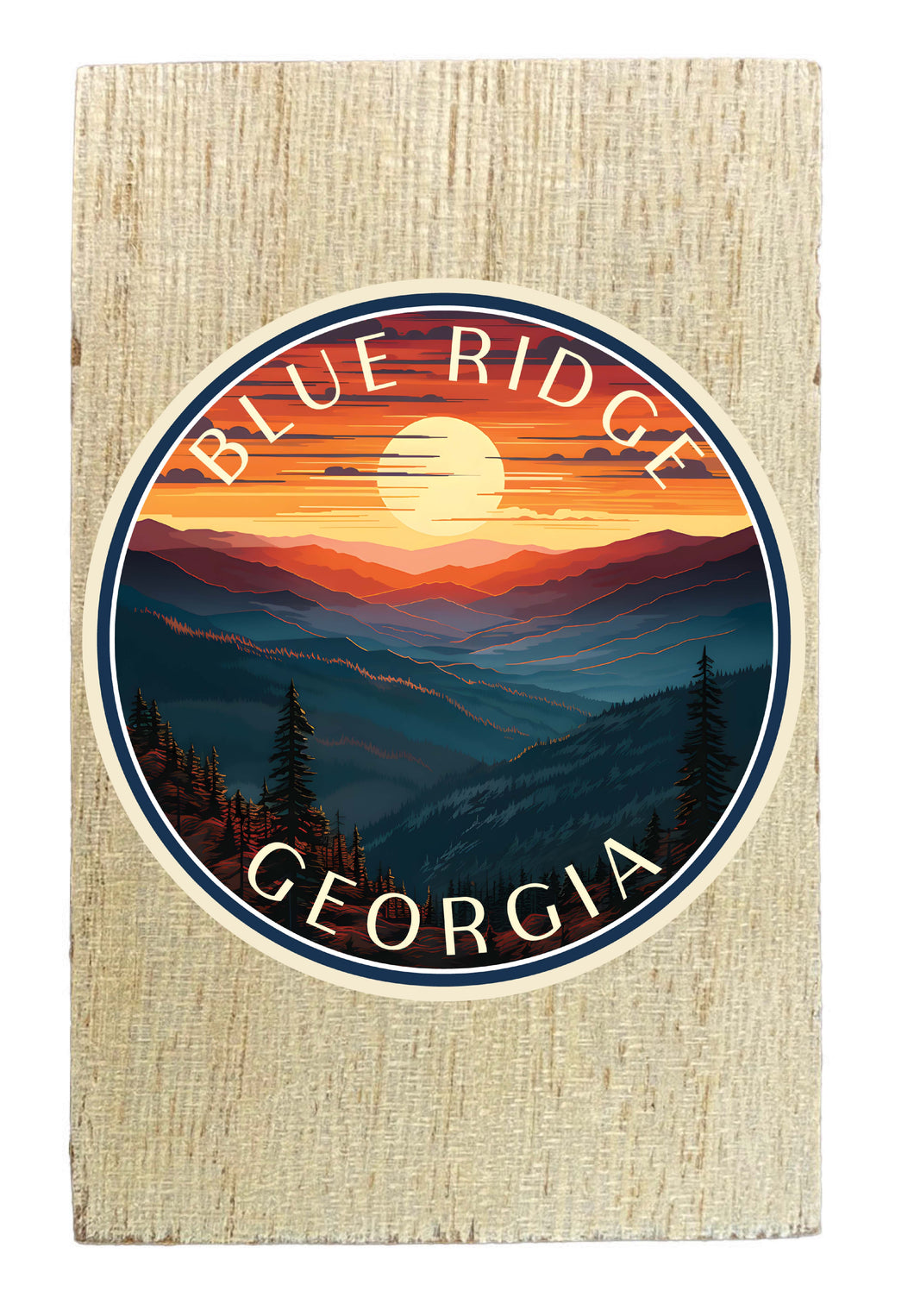 Blue Ridge Georgia Design C Souvenir Wooden 2