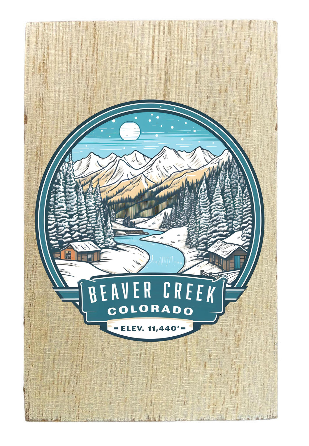 Beaver Creek Colorado Design B Souvenir Wooden 2