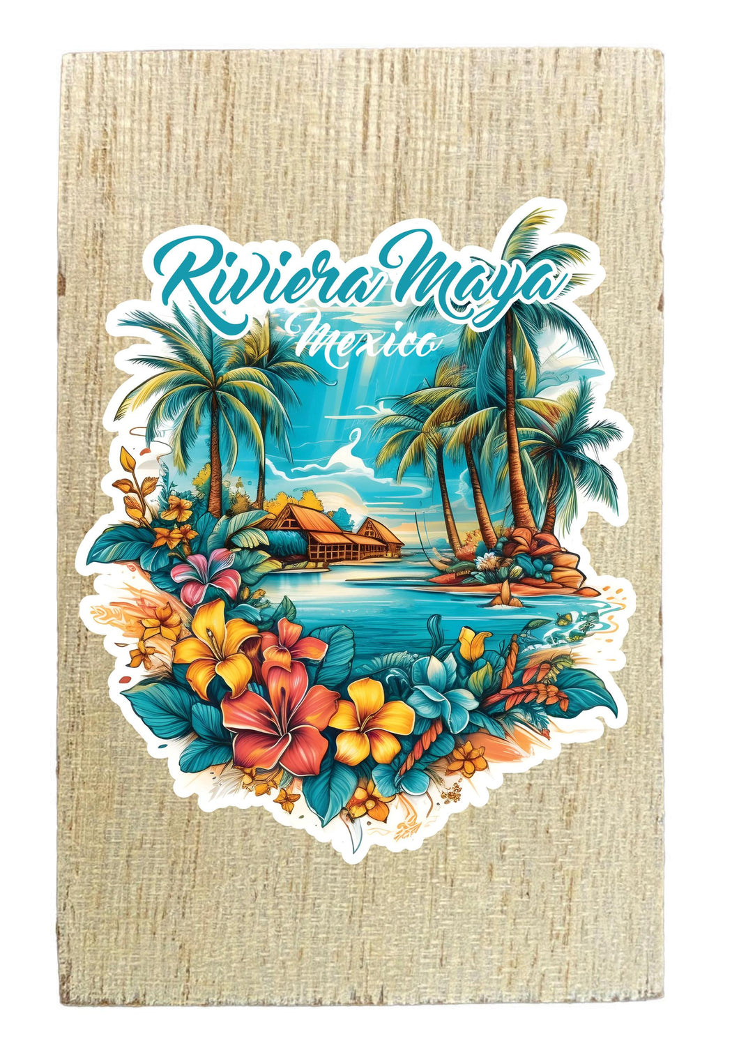 Riviera Maya Mexico Design A Souvenir Wooden 2