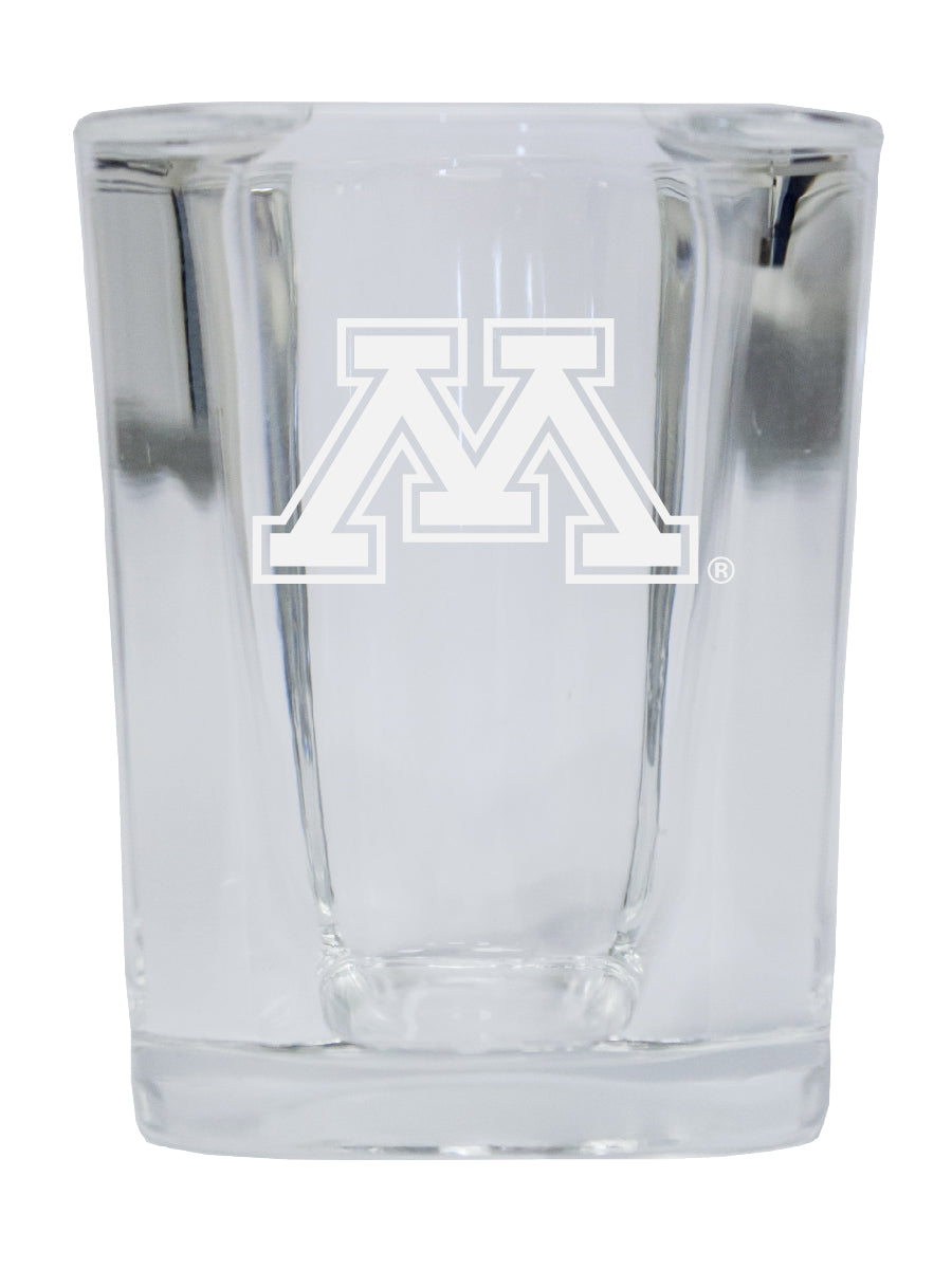 Minnesota Gophers NCAA Collector's Edition 2oz Square Shot Glass - Laser Etched Logo 