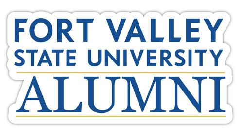 Fort Valley State University 4-Inch Alumni NCAA Vinyl Sticker - Durable School Spirit Decal