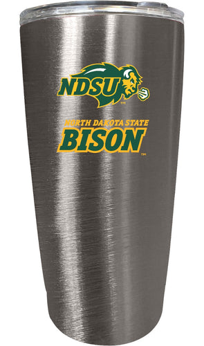 North Dakota State Bison NCAA Insulated Tumbler - 16oz Stainless Steel Travel Mug 