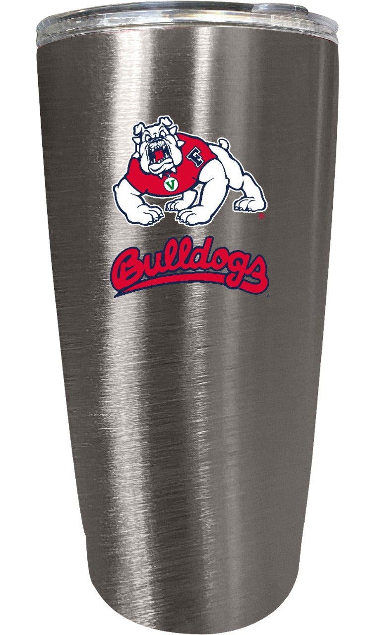 Fresno State Bulldogs NCAA Insulated Tumbler - 16oz Stainless Steel Travel Mug 