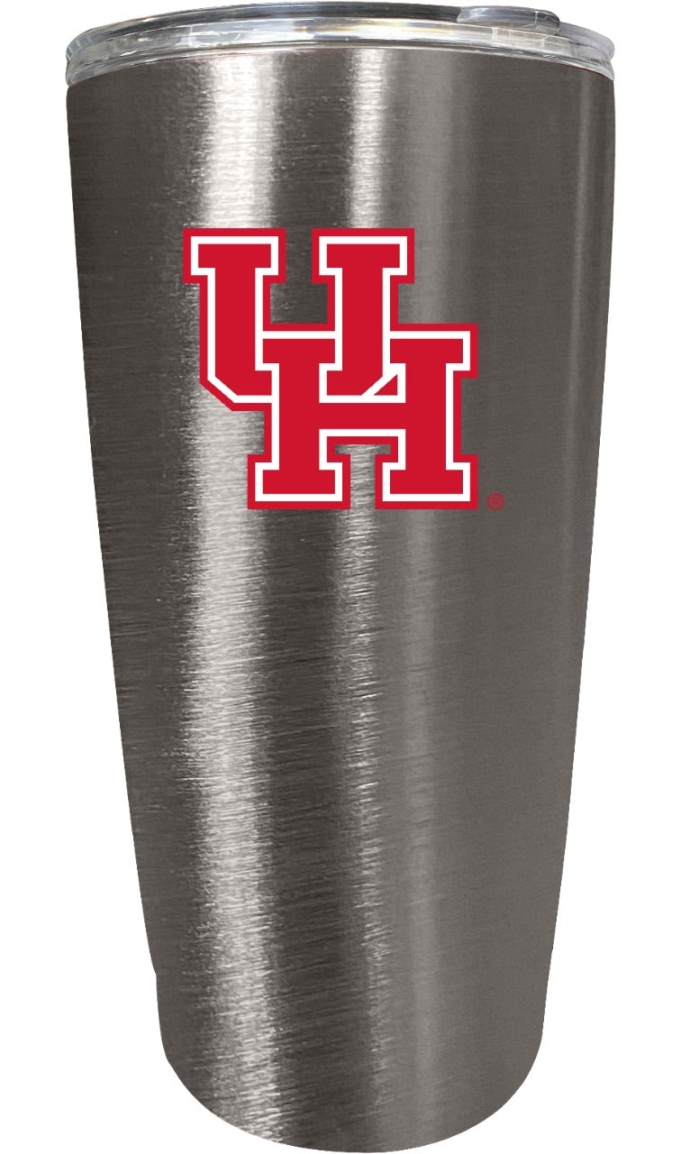University of Houston NCAA Insulated Tumbler - 16oz Stainless Steel Travel Mug 