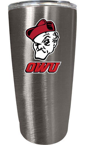 Ohio Wesleyan University NCAA Insulated Tumbler - 16oz Stainless Steel Travel Mug 
