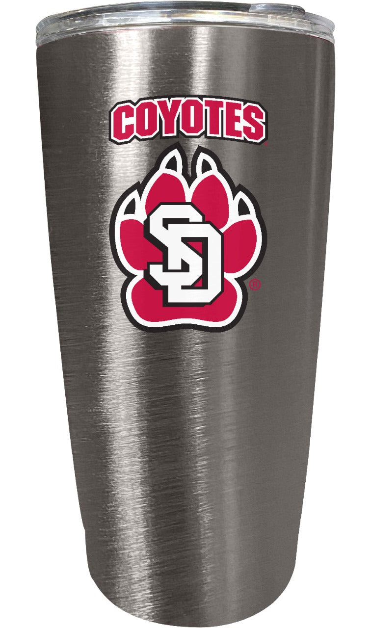 South Dakota Coyotes NCAA Insulated Tumbler - 16oz Stainless Steel Travel Mug 