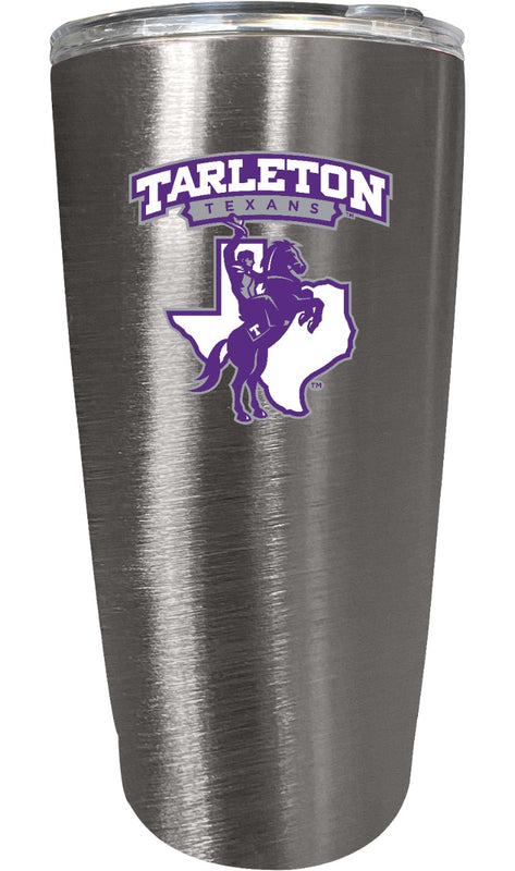 Tarleton State University NCAA Insulated Tumbler - 16oz Stainless Steel Travel Mug 