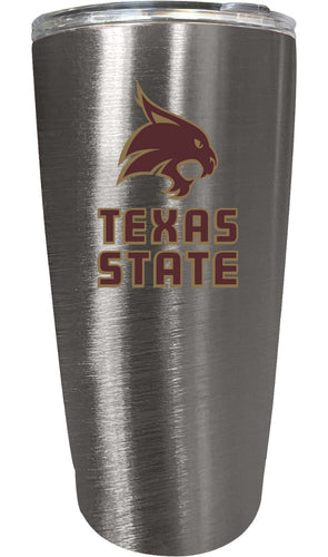 Texas State Bobcats NCAA Insulated Tumbler - 16oz Stainless Steel Travel Mug 