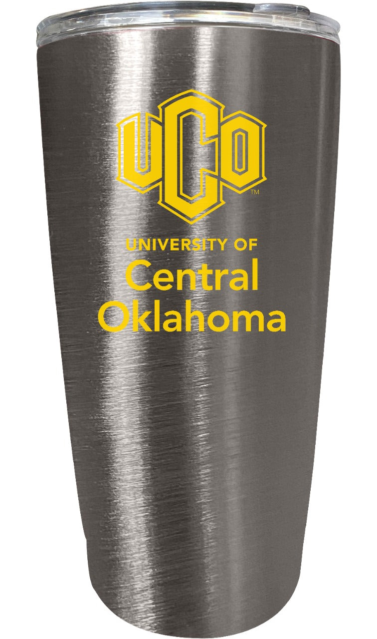 University of Central Oklahoma Bronchos NCAA Insulated Tumbler - 16oz Stainless Steel Travel Mug 
