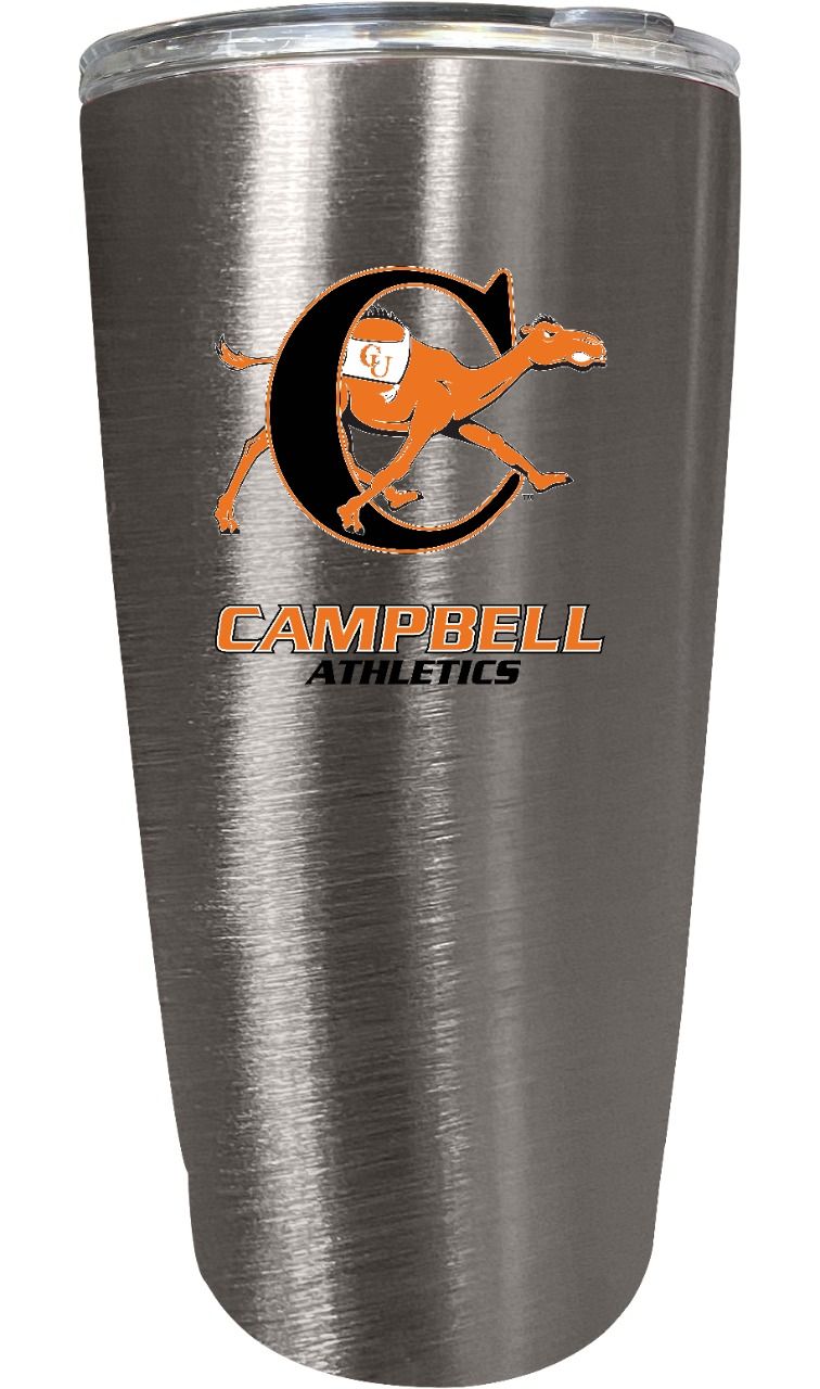 Campbell University Fighting Camels NCAA Insulated Tumbler - 16oz Stainless Steel Travel Mug 