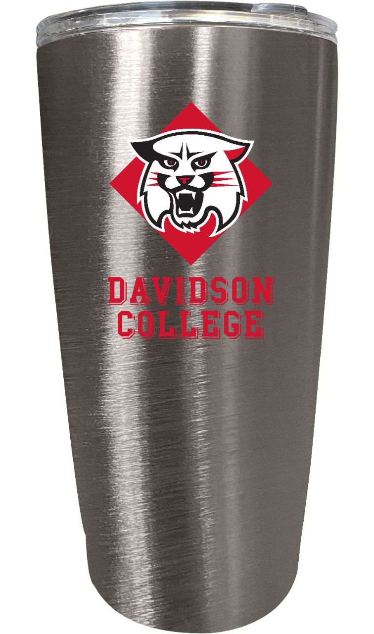 Davidson College NCAA Insulated Tumbler - 16oz Stainless Steel Travel Mug 