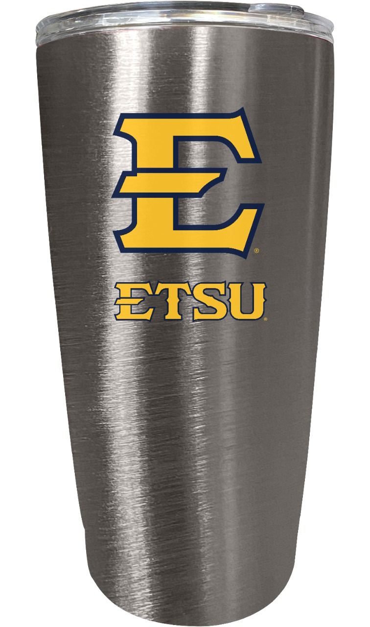 East Tennessee State University NCAA Insulated Tumbler - 16oz Stainless Steel Travel Mug 