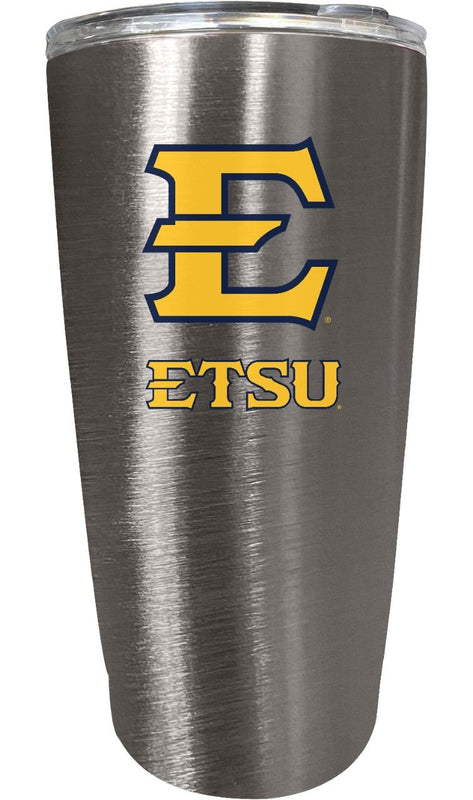 East Tennessee State University NCAA Insulated Tumbler - 16oz Stainless Steel Travel Mug 