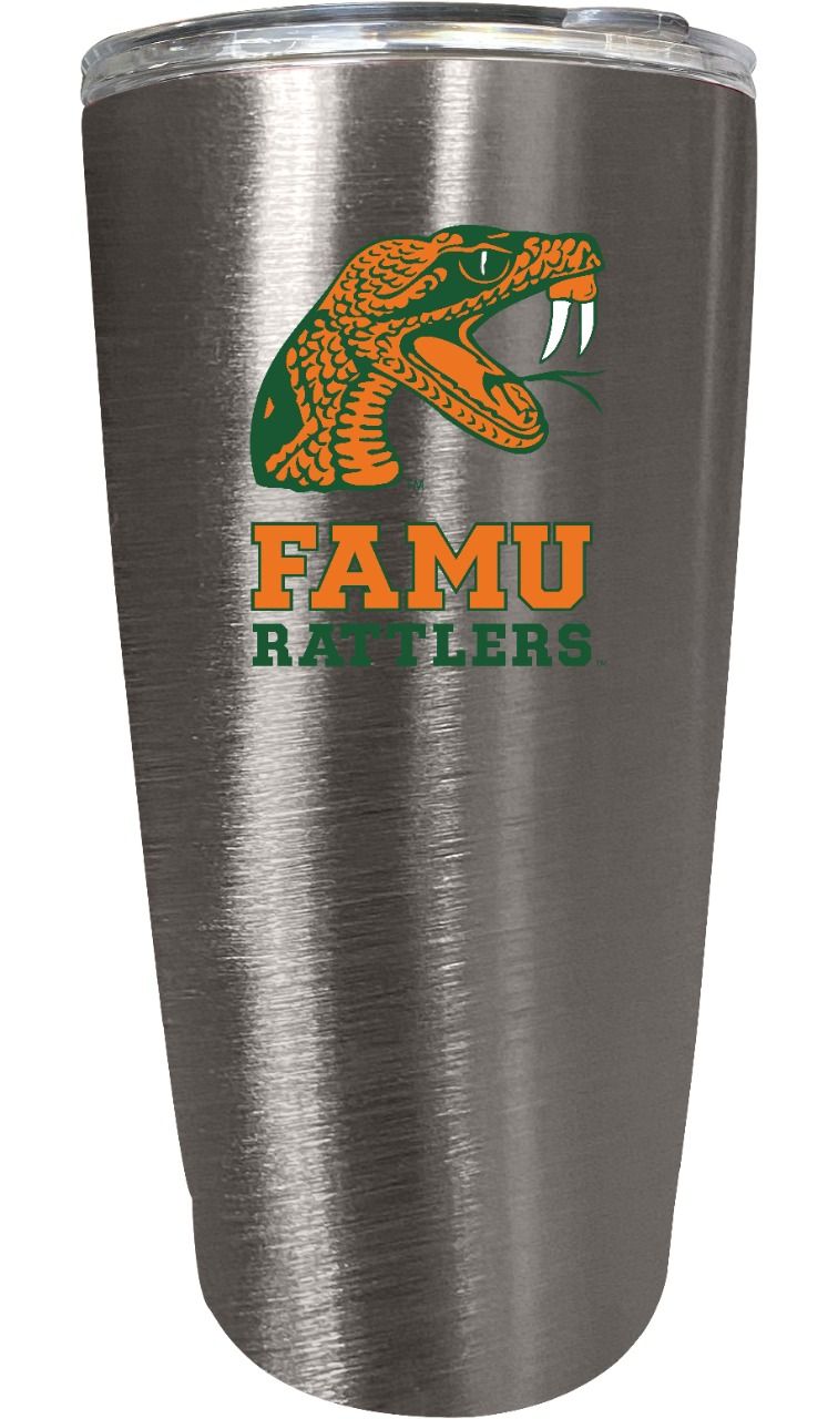 Florida A&M Rattlers NCAA Insulated Tumbler - 16oz Stainless Steel Travel Mug 