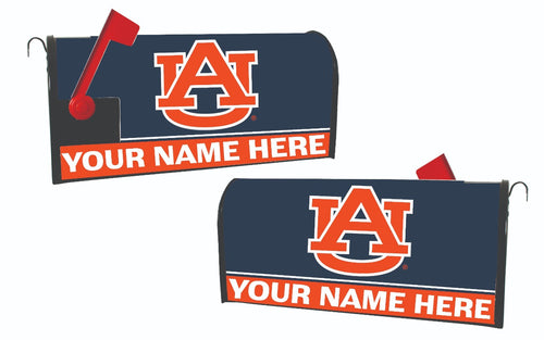 Auburn Tigers NCAA Officially Licensed Mailbox Cover Customizable With Your Name