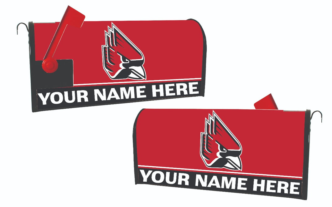 Ball State University NCAA Officially Licensed Mailbox Cover Customizable With Your Name