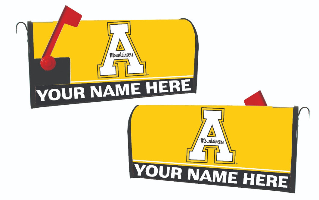Appalachian State NCAA Officially Licensed Mailbox Cover Customizable With Your Name