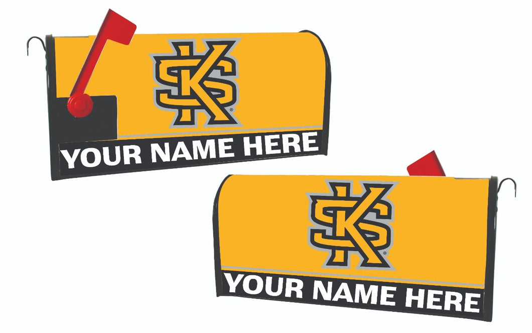 Kennesaw State University NCAA Officially Licensed Mailbox Cover Customizable With Your Name