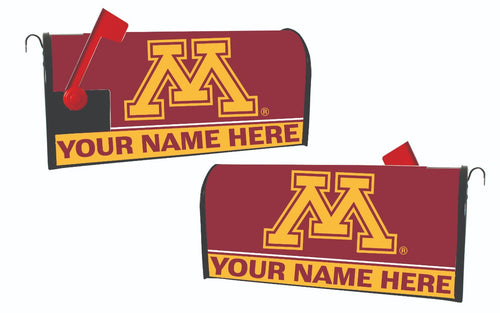 Minnesota Gophers NCAA Officially Licensed Mailbox Cover Customizable With Your Name