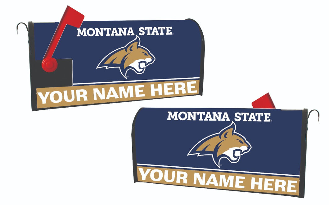 Montana State Bobcats NCAA Officially Licensed Mailbox Cover Customizable With Your Name
