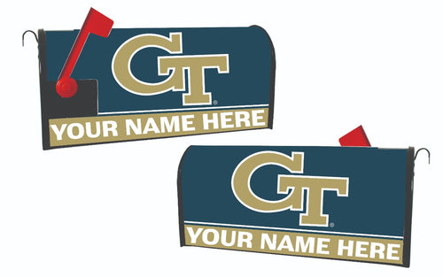 Georgia Tech Yellow Jackets NCAA Officially Licensed Mailbox Cover Customizable With Your Name