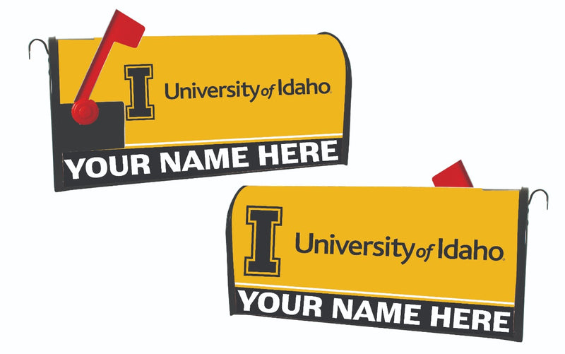 Idaho Vandals NCAA Officially Licensed Mailbox Cover Customizable With Your Name