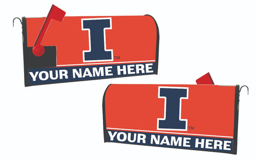 Illinois Fighting Illini NCAA Officially Licensed Mailbox Cover Customizable With Your Name