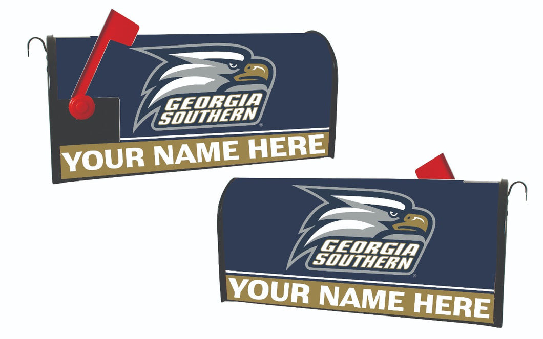 Georgia Southern Eagles NCAA Officially Licensed Mailbox Cover Customizable With Your Name