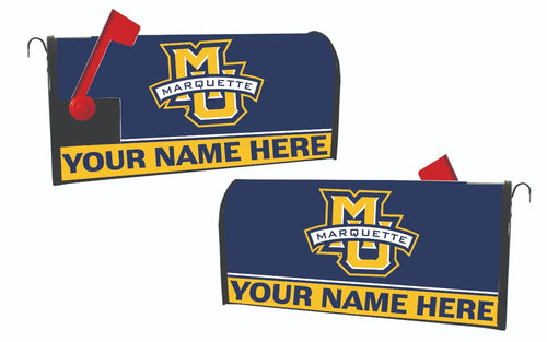 Marquette Golden Eagles NCAA Officially Licensed Mailbox Cover Customizable With Your Name