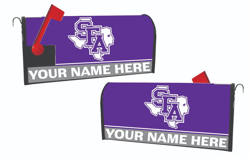Stephen F. Austin State University NCAA Officially Licensed Mailbox Cover Customizable With Your Name