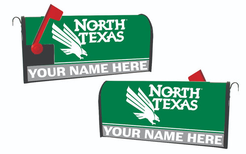 North Texas NCAA Officially Licensed Mailbox Cover Customizable With Your Name