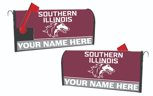 Southern Illinois Salukis NCAA Officially Licensed Mailbox Cover Customizable With Your Name