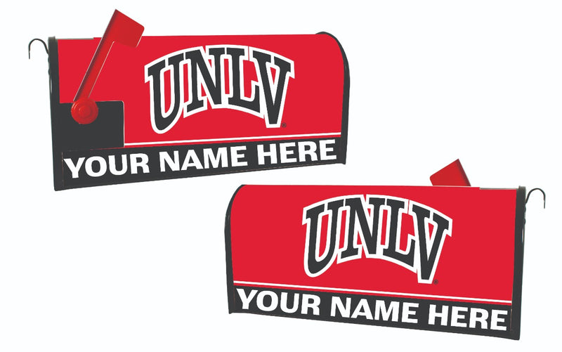 UNLV Rebels NCAA Officially Licensed Mailbox Cover Customizable With Your Name