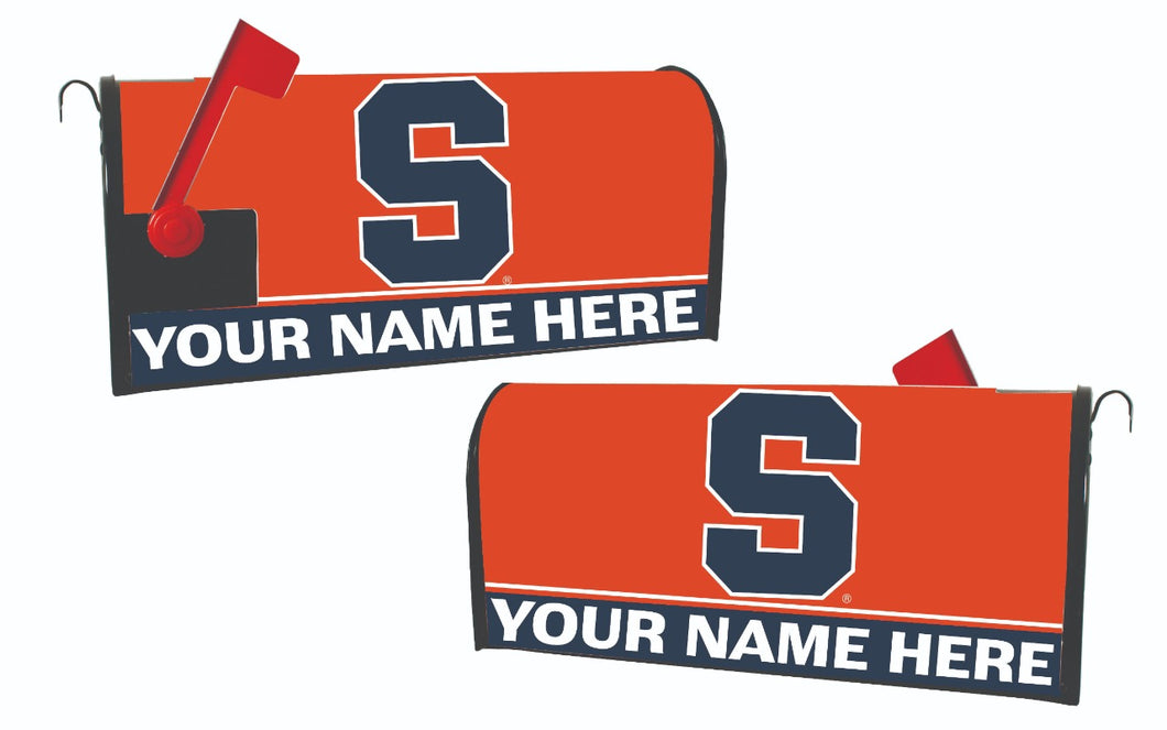 Personalized Customizable Syracuse Orange Mailbox Cover Design for 2021 Custom Name