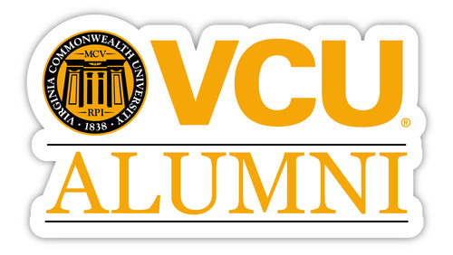 Virginia Commonwealth 4-Inch Alumni NCAA Vinyl Sticker - Durable School Spirit Decal