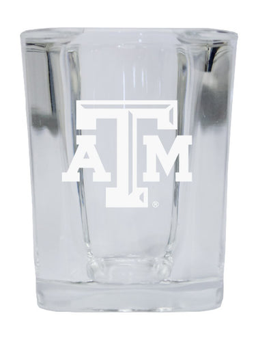 NCAA Texas A&M Aggies Alumni 2oz Laser Etched Square Shot Glass 