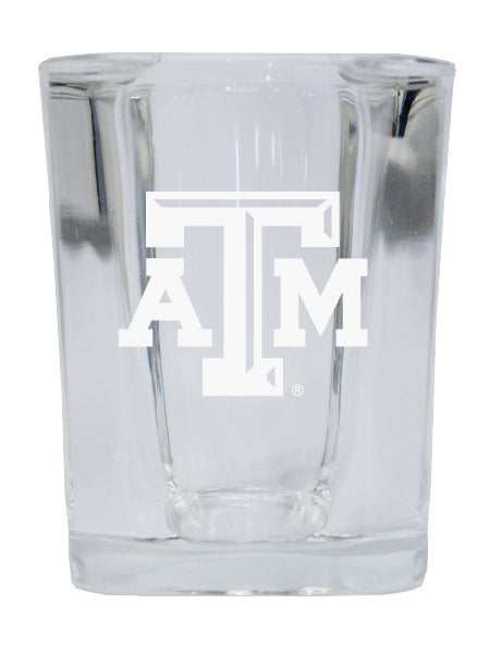 NCAA Texas A&M Aggies Alumni 2oz Laser Etched Square Shot Glass 