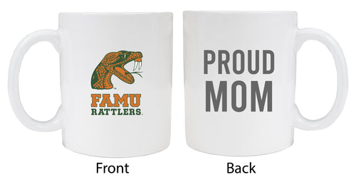 Florida A&M Rattlers Proud Mom Ceramic Coffee Mug - White (2 Pack)