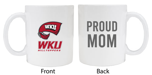 Western Kentucky Hilltoppers Proud Mom Ceramic Coffee Mug - White (2 Pack)